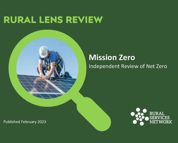 Rural Lens review on Mission Zero – Independent review of Net Zero